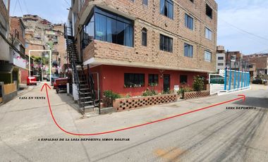 SE VENDE CASA EN SAN JUAN DE LURIGANCHO