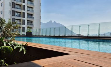 LOFT EN RENTA EN TORRE VITANT FRENTE A RIO SANTA LUZIA MONTERREY NUEVO LEON