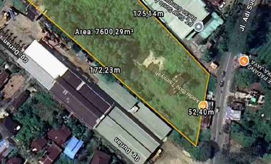 Tanah tepi jalan Adisucipto 53/60x150