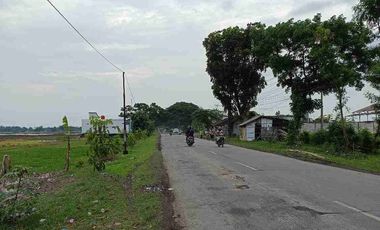 Tanah Pinggir Jalan Provinsi Di Desa Bulakelor Ketanggungan Brebes
