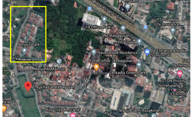 Tanah ijin komersial tb simatupang dibawah NJOP dan bonus 17 unit rumah mewah