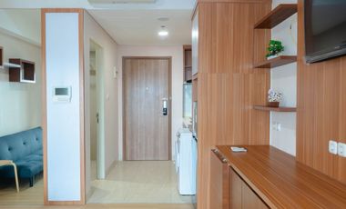 Sewa Apartement Skandinavia 1BR Full Furnished Siap Huni Di Kota Tangerang Lt 29 Dekat Bandara Soetta