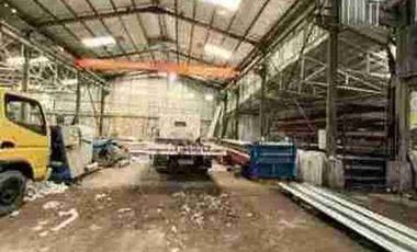 Gudang Lt 1.468m² Lokasi Cakep siap usaha di Jalan Raya Taruma Jaya Harapan Indah Medan Satria