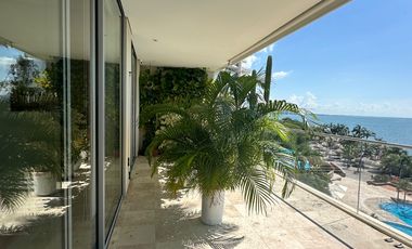 Espectacular apartamento en Santa Marta, vista panorámica al mar | Club de playa + marina | 232 m²