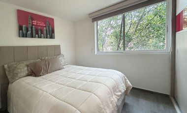 DEPARTAMENTO EN RENTA EN PORTALES SUR, AMUEBLADO TODO LISTO.