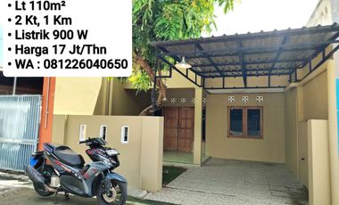 Rumah disewakan di Gentan, Sukoharjo, Jawa Tengah