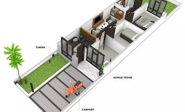 Rumah Baru 2 lt Termurah di Area Cibiru Ciguruwik UIN Universitas Muhammadiyah Cipadung Krida Nusantara
