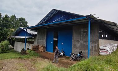 Dijual Tanah dan Gudang, Kandang Dekat Gunung Puntang Cimaung Bandung
