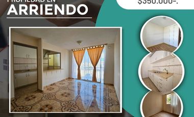 Se arrienda hermoso y cómodo departamento en Quillota