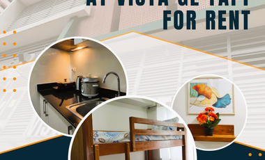 🌟 Vista GL Taft 3502 – Fully Furnished Studio with Bunkbeds for 3! 🌟