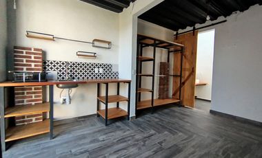 Renta de Loft unipersonal zona del Castaño Metepec