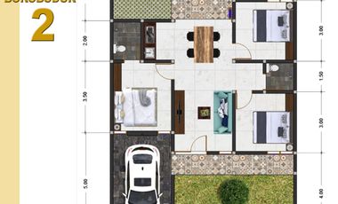 RUMAH DENGAN DESAIN JAWA YANG BERKELAS AREA BOROBUDUR