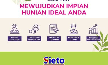 RUMAH THE CEMANDI SIDOARJO  Hunian Stylish & Nyaman untuk Keluarga Muda, New Type Aster 1 Lantai Cicilan hanya 1,9 juta/bulan