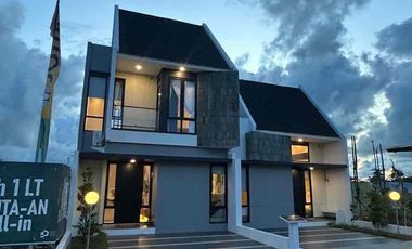 DIJUAL RUMAH BARU 2 KAMAR TIDUR DI JALAN POROS PERINTIS DEKAT BUNDARAN BANDARA MAKASSAR