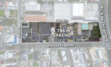 ARRIENDO LOTE CON CONSTRUCCIONES EN LA SEIS DE DICIEMBRE Y FRESNOS AL NORTE DE QUITO CERCA AL SANTA MARIA SOLCA CUARTEL RUMIÑAHUI