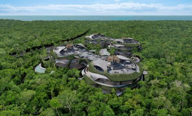 Moderno 50 m² en Azulik Residences | Arquitectura Orgánica