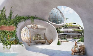 Moderno 50 m² en Azulik Residences | Arquitectura Orgánica