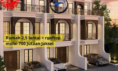Jual Rumah Rooftop Jaksel 700 jutaan Kebagusan Valley SHM