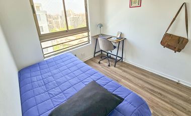 Metro M.Eyzaguirre 3 Dormitorios. Vista despejada