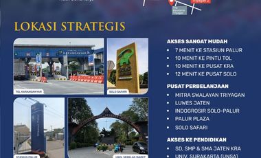 Rumah murah 2lantai di solo timur dekat uns dan rs moewardi