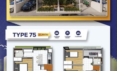 Rumah murah 2lantai di solo timur dekat uns dan rs moewardi