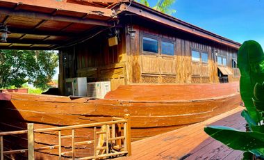 Traditional Thai-style house for rent by the Chao Phraya River, Mueang District, Ayutthaya.
