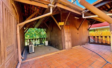 Traditional Thai-style house for rent by the Chao Phraya River, Mueang District, Ayutthaya.