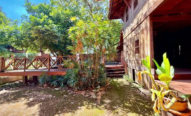 Traditional Thai-style house for rent by the Chao Phraya River, Mueang District, Ayutthaya.