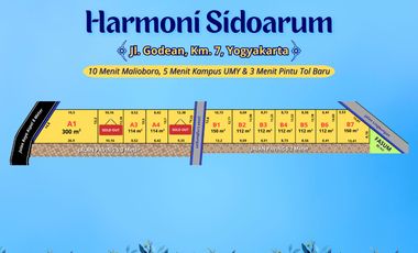 Tanah Jogja Tepi Jalan Raya, Dekat Maloboro Jogja