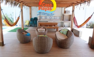 Casa con Piscina de Venta en Playas en Ciudadela Cerrada con Salida Al Mar