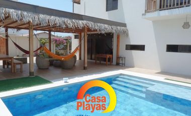 Casa con Piscina de Venta en Playas en Ciudadela Cerrada con Salida Al Mar
