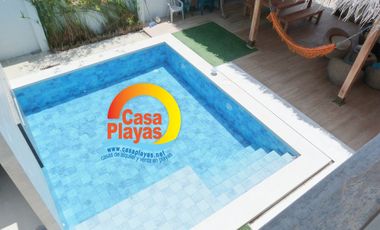 Casa con Piscina de Venta en Playas en Ciudadela Cerrada con Salida Al Mar