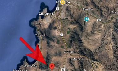 Venta de parcela de 2 has, casa, cabaña, agua de pozo, electricidad y piscina. Las Barrancas, Coquimbo. $160 mm