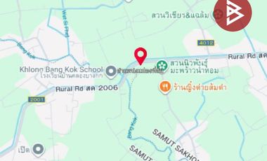 ขายบ้านเดี่ยวพร้อมที่ดิน เนื้อที่ 1 งาน 5.5 ตร.วา บ้านแพ้ว สมุทรสาคร