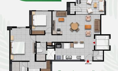 APARTAMENTO  EN RENTA CERRITOS  PEREIRA