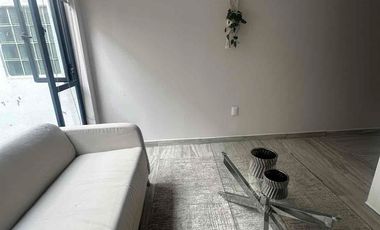 Depto amueblado en renta en Col. Roma sur frente a mercado Medellín.