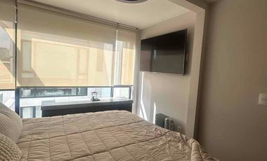 Depto amueblado en renta en Col. Roma sur frente a mercado Medellín.