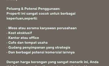 jual townhouse borongan murah