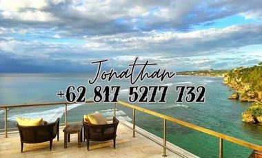 Luxury Cliff Front Villa 4 Kamar Ocean View di Uluwatu Beach Freehold - VSKHE