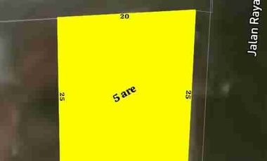 jual tanah 2,5 are dan bangunan di jln utama Raya Sesetan Denpasar