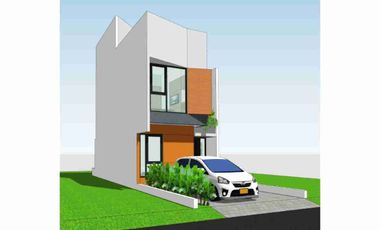 Rumah baru 2 lantai 780 jt di komplek Pemda jatiasih LT 71 LB60 bebas banjir