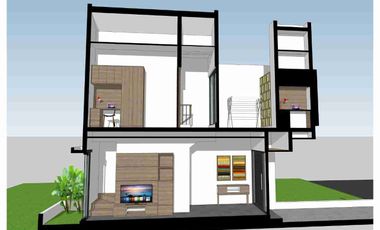 Rumah baru 2 lantai 780 jt di komplek Pemda jatiasih LT 71 LB60 bebas banjir