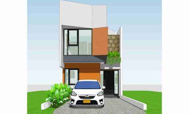 Rumah baru 2 lantai 780 jt di komplek Pemda jatiasih LT 71 LB60 bebas banjir