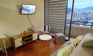 DEPARTAMENTO AMOBLADO CERCANO ESTACION DEL METRO