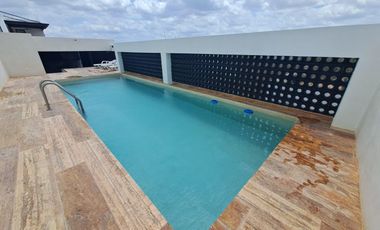 DEPARTAMENTO ZEBRINA EN TEMOZON NORTE CON AMENIDADES