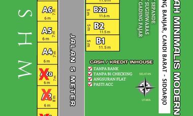 9 Unit Rumah Baru Murah siap Huni di Dusun Durung Banjar, Candi Barat, Sda