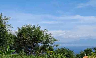 tanah kavlingan view laut dan samudra