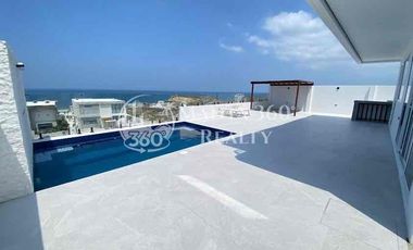 Venta de casa vista al mar, Playa Alta, Manta, Ecuador