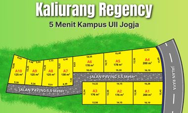 Tanah Jogja Tepi Jalan Raya, Dekat Kampus UII