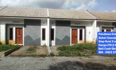 RUMAH MURAH SIAP HUNI DEKAT SAWOJAJAR MALANG BISA KPR SUBSIDI